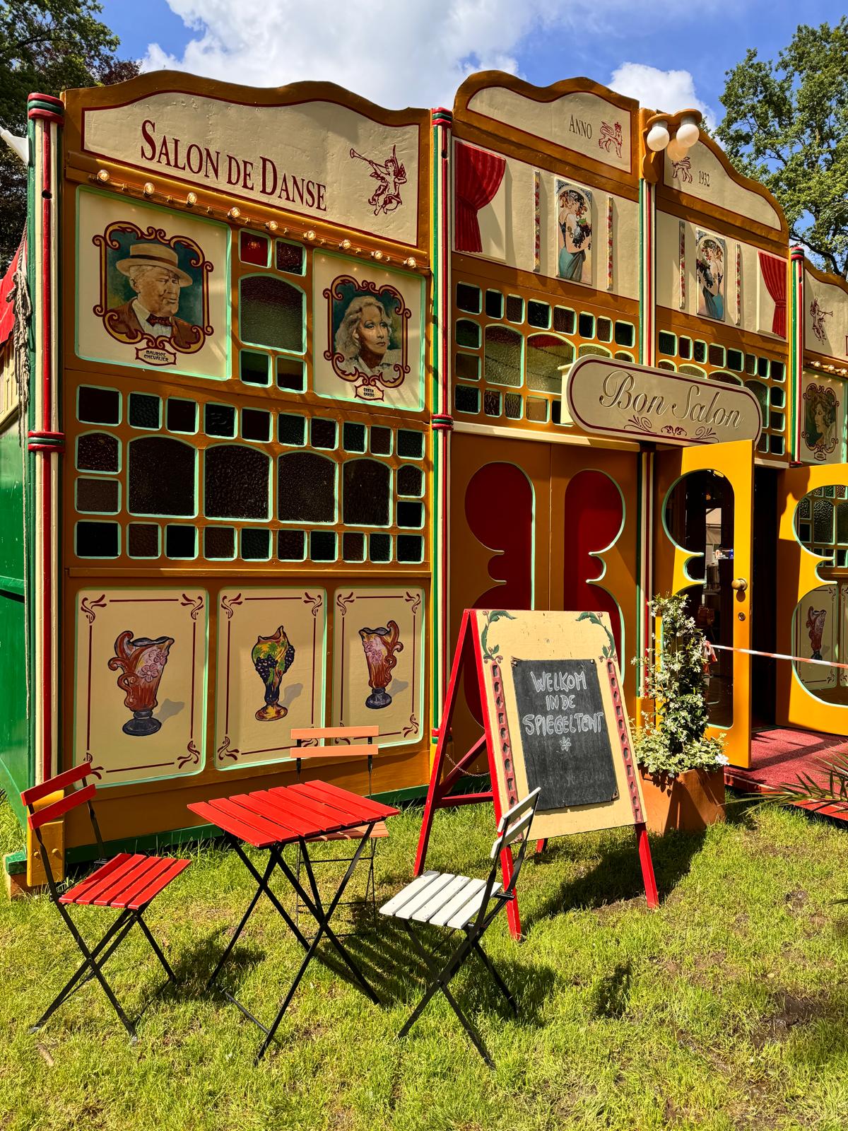foto spiegeltent opening